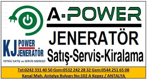 KJ POWER Kja 55 Kva 55 Kva Jeneratör İş Makineleri : 55  Kva Otomatik Jeneratör.