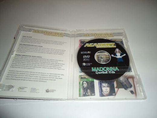 madonna karaoke, dvd, mzik, film plak,cd, dvd madonna karaoke dvd tertemiz