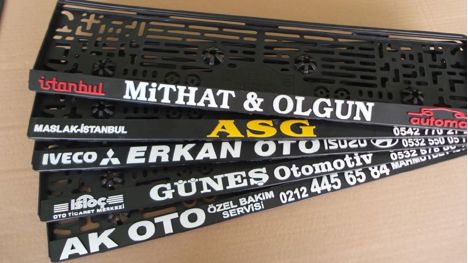 Diğerleri, Kategorisi Olmayan Her Şey, Oto Plakalık Altı, Firma Reklam Baskılı Kabartmalı Plakalık