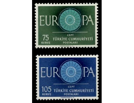 Koleksiyon, Pullar, 1960 Damgasız Avrupa Cept Serisi