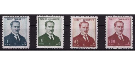 Koleksiyon, 1968 Damgasız Sürekli Atatürk Pulları Serisi