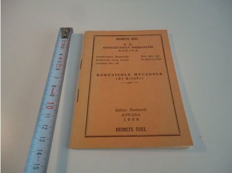 Kitap, Dergi, Kaynak Kitaplar, Genelkurmay, Komünizmle Mücadele El Kitabı
