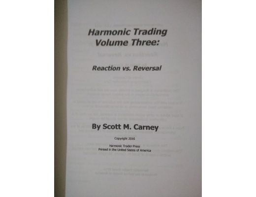 Kitap, Dergi : Harmonic trading 3 scott m . carney