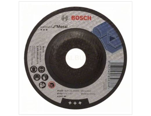 BOSCH BOMBELİ METAL TAŞLAMA DİSK 115x6.0 Bosch Bombeli Metal Taşlama Disk 115x6.0 Bosch Bombeli Metal Taşlama Di BOSCH BOMBEL