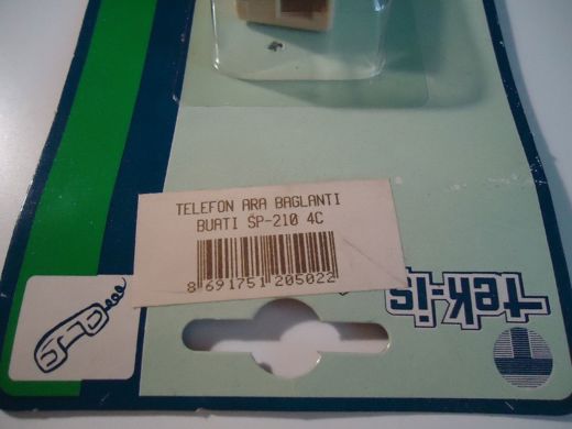 Tek-İş Ara Bağlantı Elektronik Eşya : Telefon Ara Bağlantı Aparatı Kullanılmamış