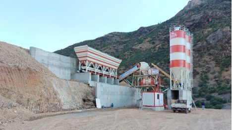İş Makineleri, Beton Santralleri, Mesaş Mühendislik, 120 M3 Bunker, Mobil Beton Santrali, 120 M3 Bunker (Sıfır)