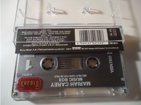 Müzik, Film (Cd, Dvd...), Pop Müzik (Yabancı), Mariah Carey Music Box Kaset Tertemiz