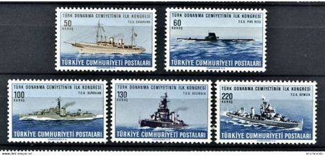 Koleksiyon, Pullar, 1965 Damgasız Donanma Cemiyetı Serisı