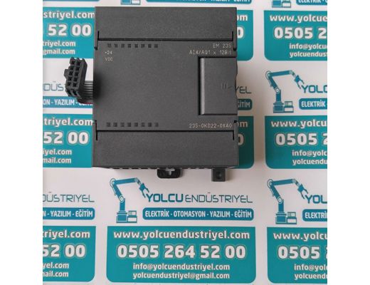 SIEMENS Siemens S7 200 Em235 235-0Kd22-0Xa0 Plc Ek Modül SIEMENS, Siemens S7 200 Em235 235-0Kd22-0Xa0 4 Aı/1 Ao