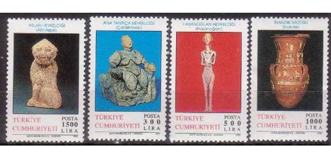 Koleksiyon, Pullar, 1992 Damgasız Tarihi Eserler Serisi