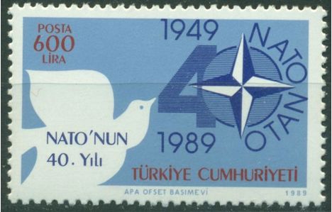 Koleksiyon, Pullar, 1989 Damgasız Nato’Nun 40. Yılı Serisi