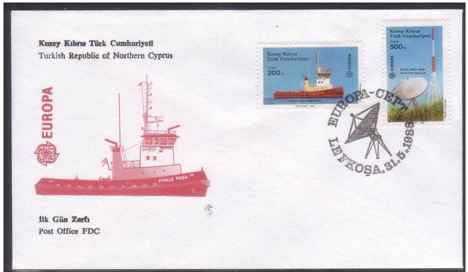Koleksiyon, Pullar, K.K.T.C. 1988 Avrupa Cept Fdc