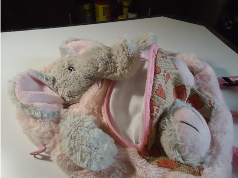 Hobi, Oyunlar, Oyuncaklar, Çocuk Sırt Çantası, Lc Waikiki Filli Peluş Sırt Çantası Tertemiz