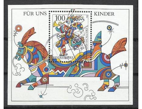 Koleksiyon, Pullar, Almanya (Batı) 1996 Posta Damgalı Çocuk Bloku