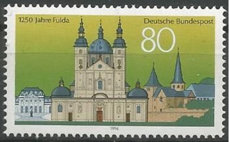 Koleksiyon, Pullar, Almanya (Batı) 1994 Damgasız Fulda’Nın 1250. Yılı