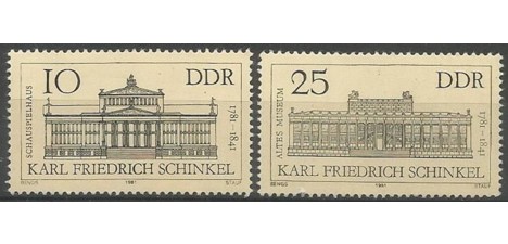 Koleksiyon, Pullar, Almanya (Doğu) 1981 Damgasız Karl Fredrich Schinke