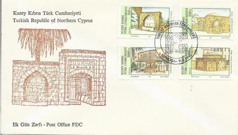 Koleksiyon, Pullar, K.K.T.C. 1991 Tarihi Eserler (Çeşmeler) Fdc