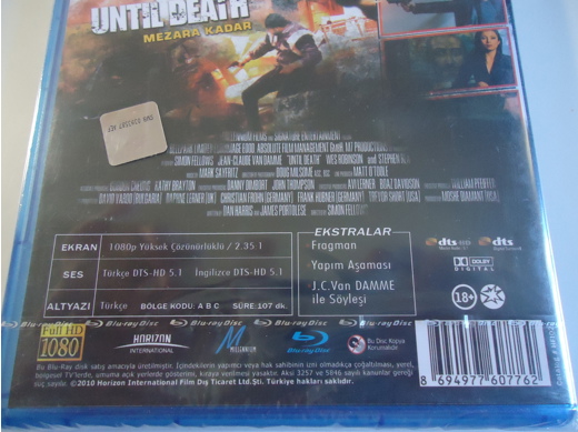 Until Death Simon Fellows Diğer Müzik, Film (Plak,Cd, Dvd) : Until Death / Mezara Kadar Blu Ray