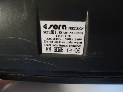 Evcil Hayvan, Akvaryum Malzemeleri, Yedek Parça, Sera Fil 1100 Dış Filtre Mil & Kapak