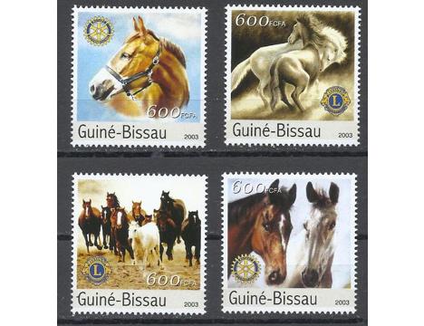 Koleksiyon, Pullar, Guienea De Bissau 2003 Damgasız Çiftlik Hayvanları