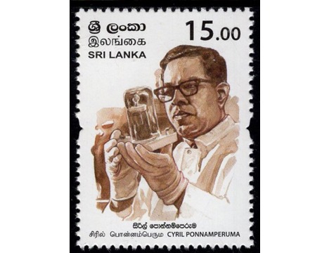 Koleksiyon, Pullar, Srilanka 2019 Damgasız Cyril Ponnamperuma’Nın Ölüm
