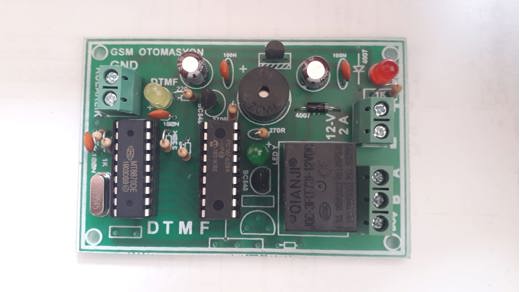 DTMF33 Devre Elektronik Eşya : Dtmf 1 Röle Gsm Kontrol