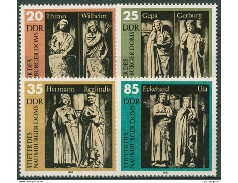 Koleksiyon, Pullar, Almanya (Doğu) 1983 Damgasız Per Olmayan Naumburge