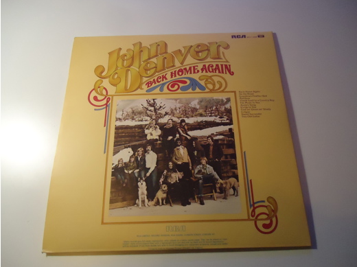 John Denver Back Home Again Plak Müzik, Film (Plak,Cd, Dvd) : John Denver Back Home Again Lp