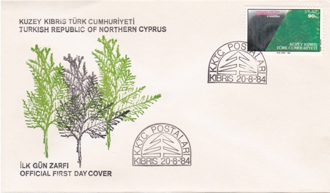 Koleksiyon, Pullar, K.K.T.C. 1984 Ormancılık Fdc