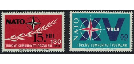 Koleksiyon, Pullar, 1964 Damgasız Nato’Nun 15. Yılı Serisi