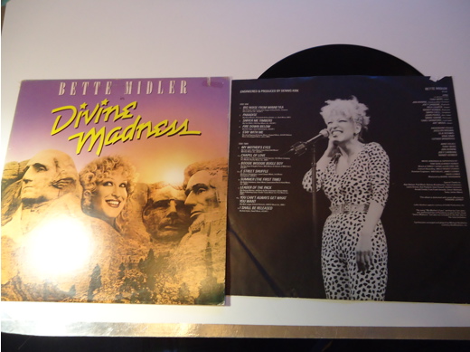 Bette Midler Divine Madness Plak Müzik, Film (Plak,Cd, Dvd) : Bette Midler - Divine Madness Albümü Lp Orjinal