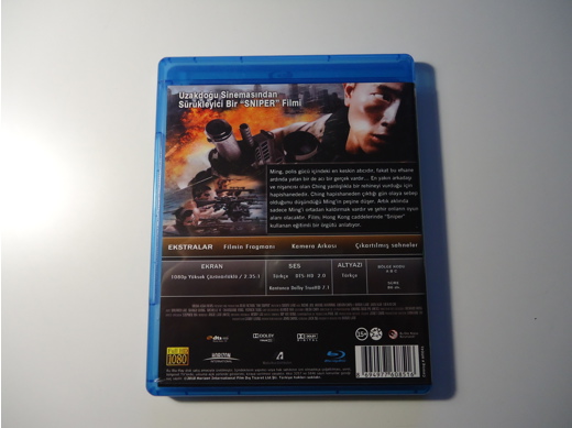 The Sniper Dante Lam Diğer Müzik, Film (Plak,Cd, Dvd) : The Sniper (Keskin Nişancı) Bluray Sıfır