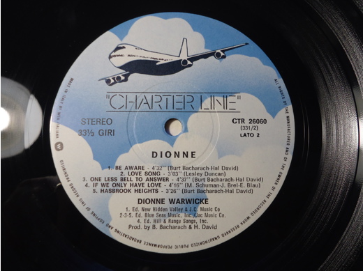 Dionne Warwick Dionne Plak Müzik, Film (Plak,Cd, Dvd) : Dionne Warwick - Dionne Lp Tertemiz