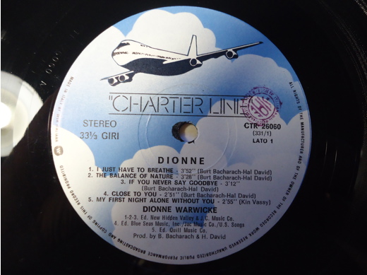 Dionne Warwick Dionne Plak Müzik, Film (Plak,Cd, Dvd) : Dionne Warwick - Dionne Lp Tertemiz