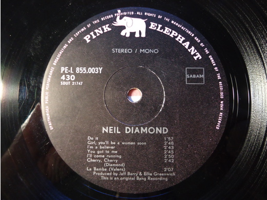 Neil Diamond Neil Diamond Plak Müzik, Film (Plak,Cd, Dvd) : Neil Diamond - Neil Diamond Lp Tertemiz