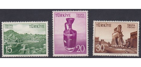 Koleksiyon, Pullar, 1956 Damgasız Truva Serisi