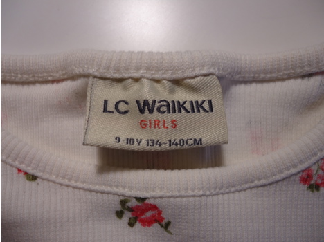 Giyim Eşyası, Çocuk Giyim, 2 Yaş, Kız Çocuk Sweatshirt, Lc Waikiki Kız Çocuk Sweat Çiçek Desenli Tertemiz