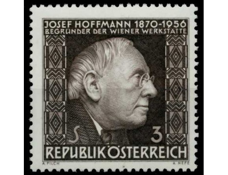 Koleksiyon, Pullar, Avusturya 1966 Damgasız Joseph Hoffman'ın Ölümünün