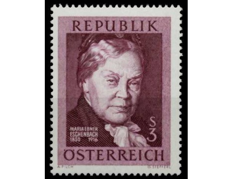 Koleksiyon, Pullar, Avusturya 1966 Damgasız Maria Von Ebner'in Ölümünü