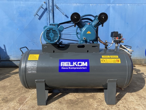 İş Makineleri, Kompresör, Aras, 200 Lt Çift Kafalı 3Hp Garantili Pistonlu Kompresö
