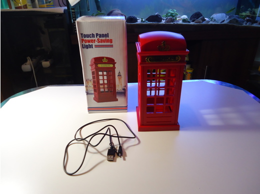 Lamba Ev, Bahçe Eşyaları : London Telephone Box Light Sıfır Kutusunda