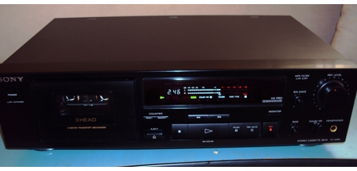 Sony Elektronik Eşya : Sony Tc-K490 Stereo Cassette Deck (1992)