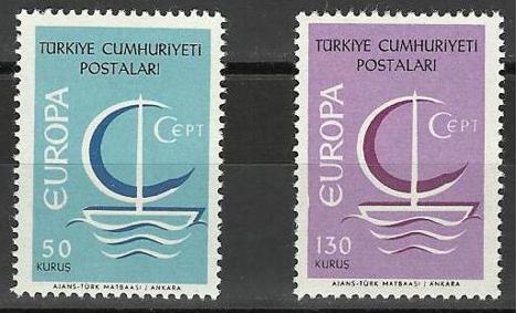 Koleksiyon, Pullar, 1966 Damgasız Avrupa Cept Serisi