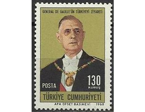 Koleksiyon, Pullar, Damgasız 1968 General De Gaulle Serisi