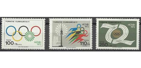 Koleksiyon, Pullar, 1972 Münih Olimpiyatları Serisi