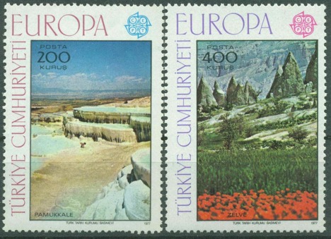 Koleksiyon, Pullar, 1977 Damgasız Avrupa Cept Serisi