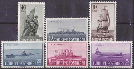 Koleksiyon, Pullar, 1949 Damgasız Donanma Günü Serisi