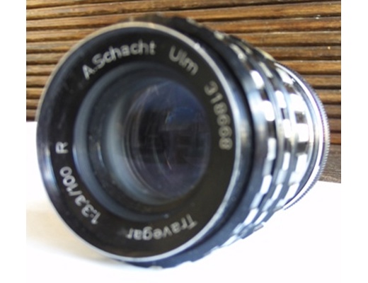 Albert Schacht ULM Travegar Lens Elektronik Eşya : Travegar A. Schacht Ulm Slr t.foto lens 100mm 3.3