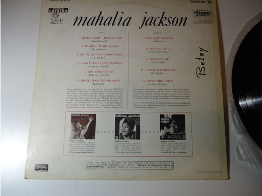 Mahalia Jackson Silent Night Plak Müzik, Film (Plak,Cd, Dvd) : Mahalia Jackson - Silent Night Lp Tertemiz