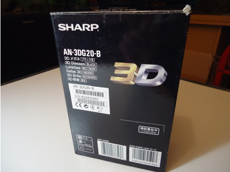 Elektronik Eşya, Diğer Elektronik Eşyalar, 3D Gözlük, Sharp An-3Dg20-B Gözlük 2 Adet Tertemiz